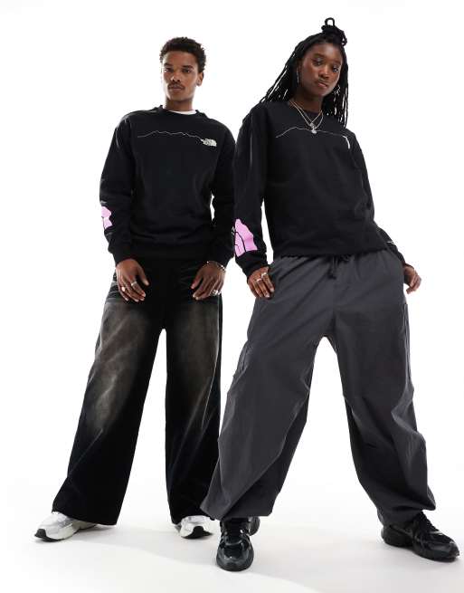 The North Face - NSE - Sweat avec imprimé au dos - Noir, 3 de 4