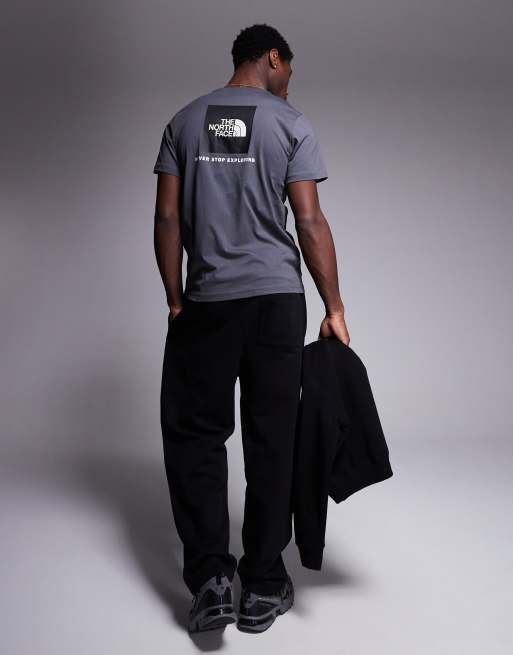 The North Face - NSE - T-shirt à imprimé encadré - Gris et blanc D, 4 de 4