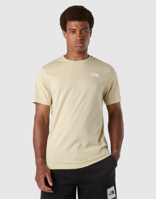 The North Face - Nse - T-shirt color ghiaia e nero Tnf con riquadro