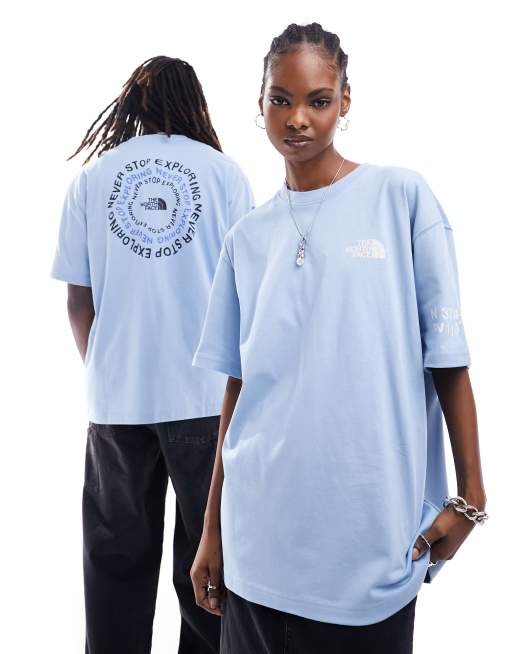 The North Face - NSE - T-shirt oversize à logo imprimé au dos - Bleu, 2 de 4