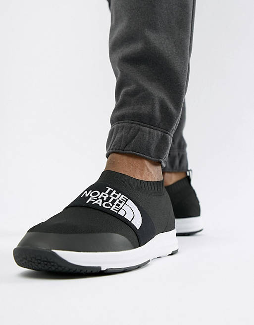 The North Face NSE Traction Knit Moc Sock Sneakers in Black