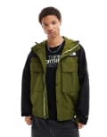 [The North Face] The North Face NSE Tustin pocket jacket in olive-Green XS KHAKI