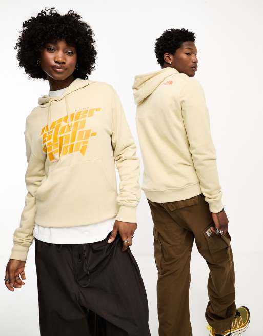 The north face shutter clearance graphic fleece overhead hoodie