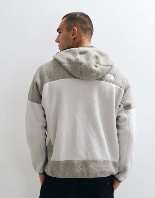 The North Face NSE veste polaire zippée intégrale avec masque en gris, 3 de 5