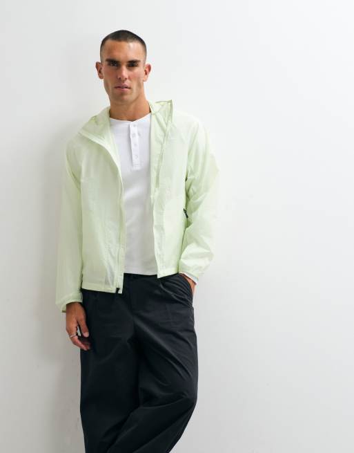The North Face NSE windbreaker jacket in lime green, 5 of 5