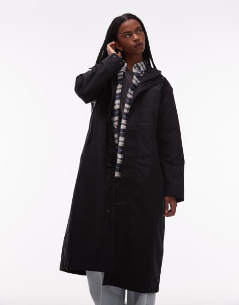 The North Face Nukabira rain shell parka jacket in black - view 1