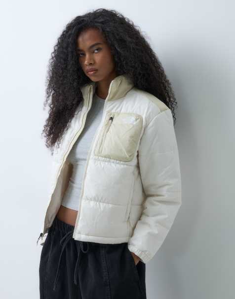 The North Face Nuketo synthetic insulation jacket in white dune/desert stone - view 1