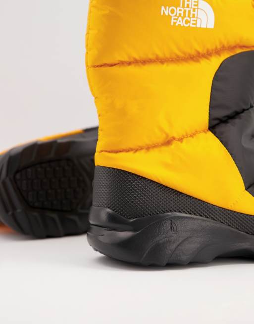 North face yellow on sale boots