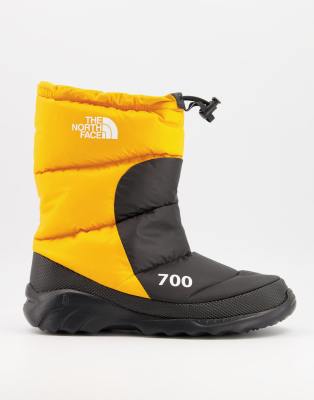north face yellow boots