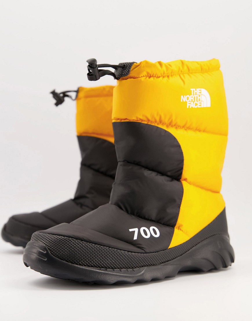 The North Face - Nuptse 700 - Laarzen in zwart/geel