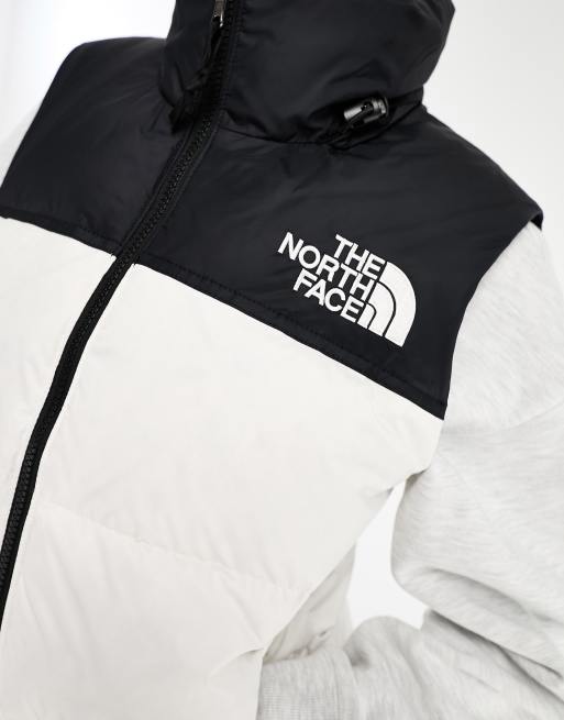 White north face outlet gilet