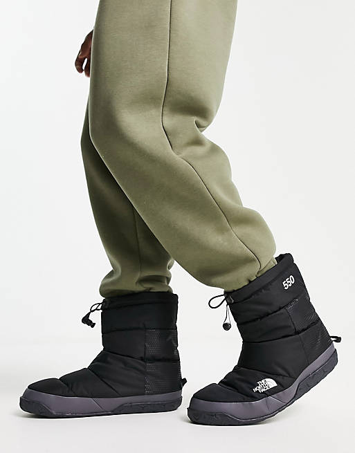 The North Face Nuptse Apres down insulated boots in black