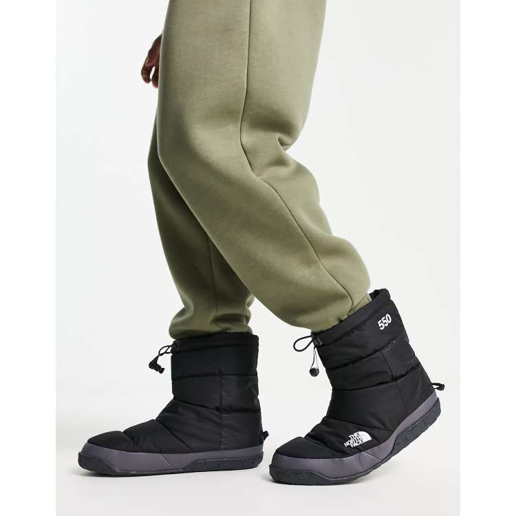 The North Face Nuptse Apres Down Insulated Boots In Black | canoeracing ...