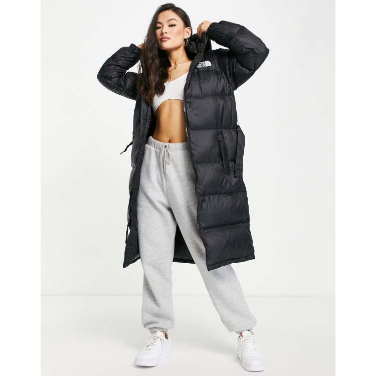 Long womens north store face coat