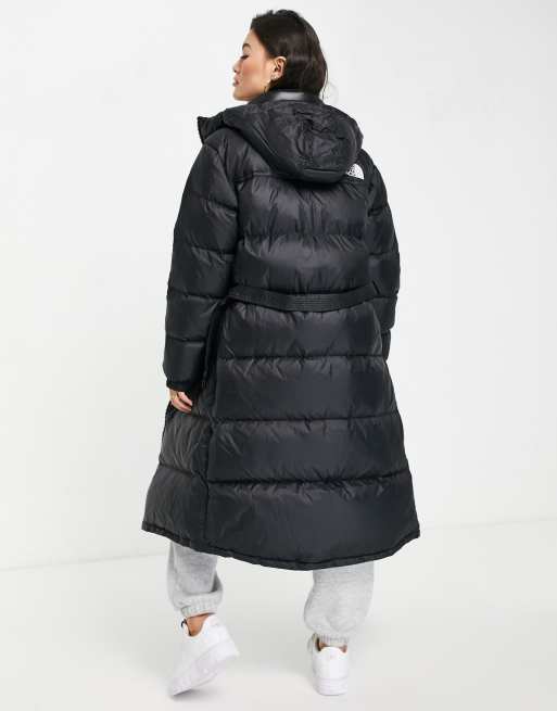 North face belted store parka