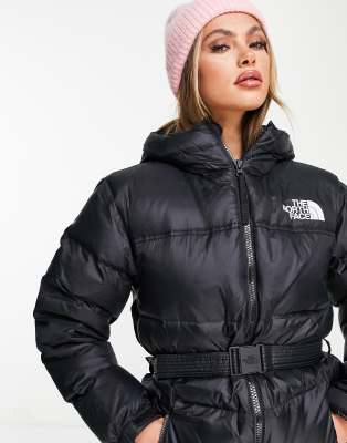 North face best sale puffer fur hood