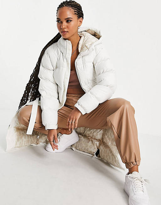 The North Face Nuptse puffer jacket white | ASOS
