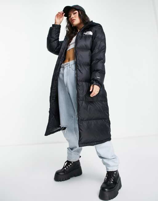 North face outlet nuptse long coat