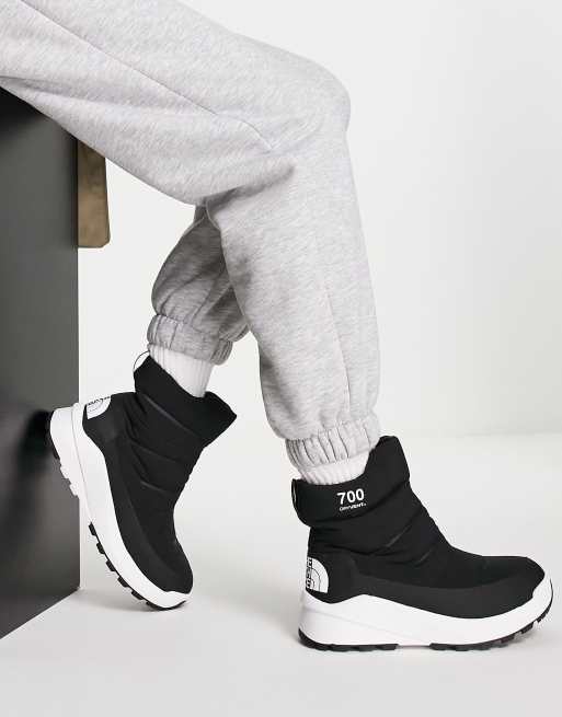 The North Face Nuptse booties in black