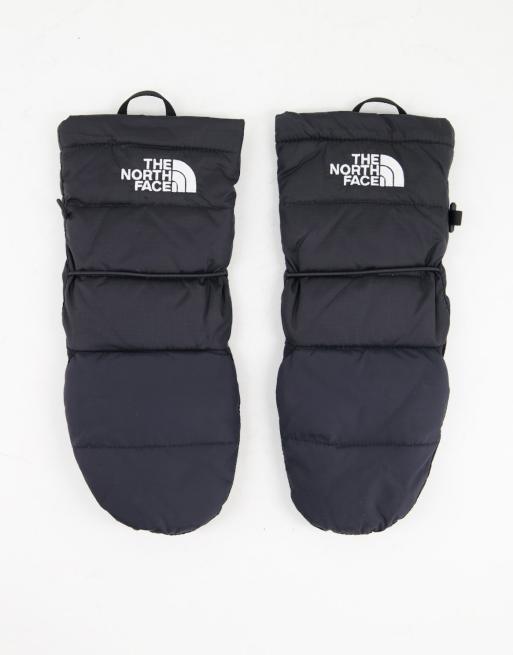 The North Face Nuptse convertible mittens in black ASOS