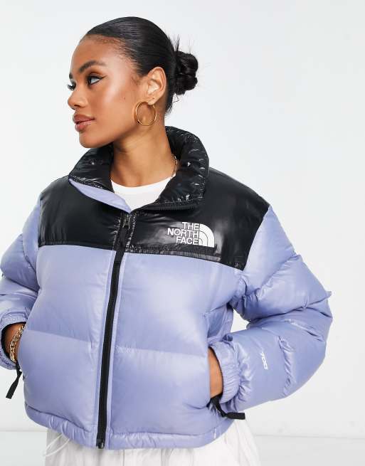 North face baby hot sale blue jacket