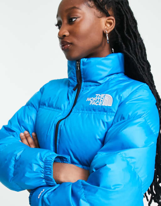 Bright blue north outlet face jacket