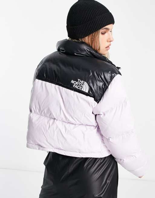 Shop The North Face Nuptse Down Cropped Puffer Jacket