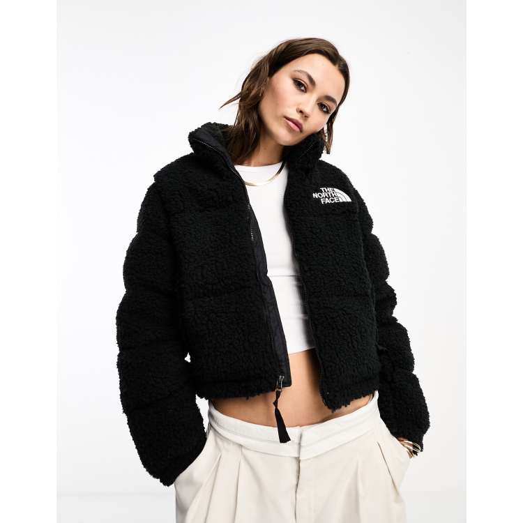 Shop The North Face Nuptse Down Cropped Puffer Jacket