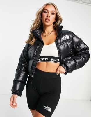 nuptse cropped puffer