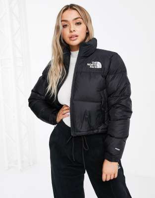 north face crop jacket