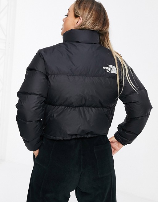 画像をダウンロード north face puffer jacket womens black cropped 216871-North ...