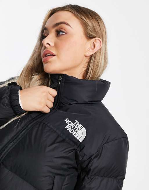 The North Face Black Nuptse Short Down Jacket