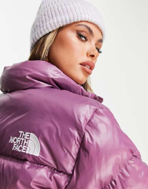 Womens north face store purple jacket