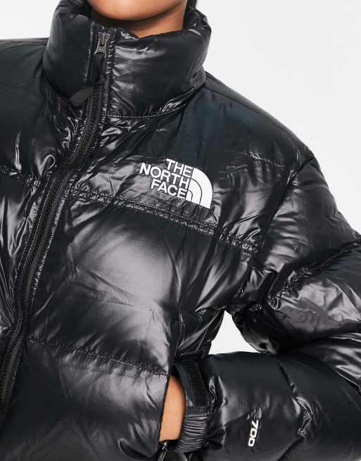 The North Face – Nuptse – Czarna krótka kurtka ocieplana, 4 z 4