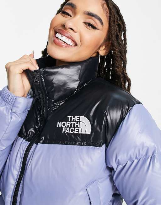 The North Face Nuptse Doudoune courte Bleu et noir