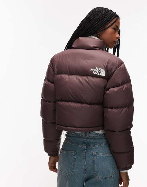 The North Face - Nuptse - Doudoune courte - Marron foncé, 3 de 4