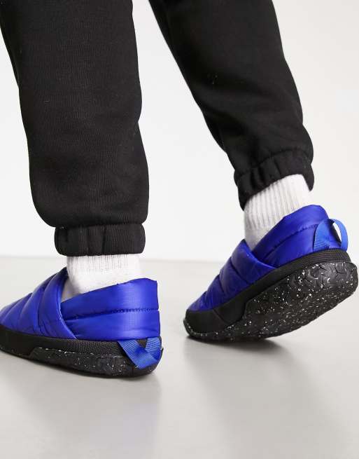 The North Face Nuptse down insulated slip on mules in blue