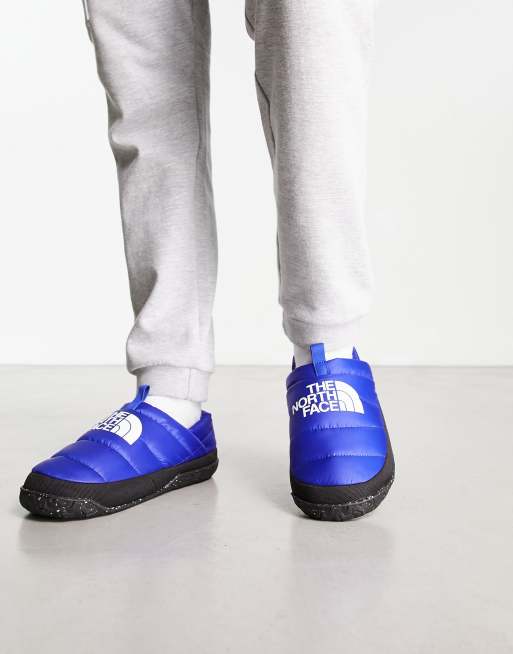 The North Face Nuptse down insulated slip on mules in blue
