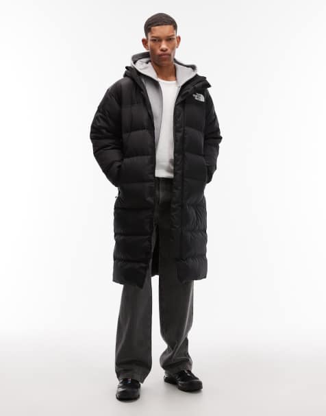 The North Face Nuptse down puffer parka jacket in black - view 1