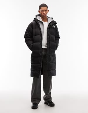 The North Face Nuptse down puffer parka jacket in black