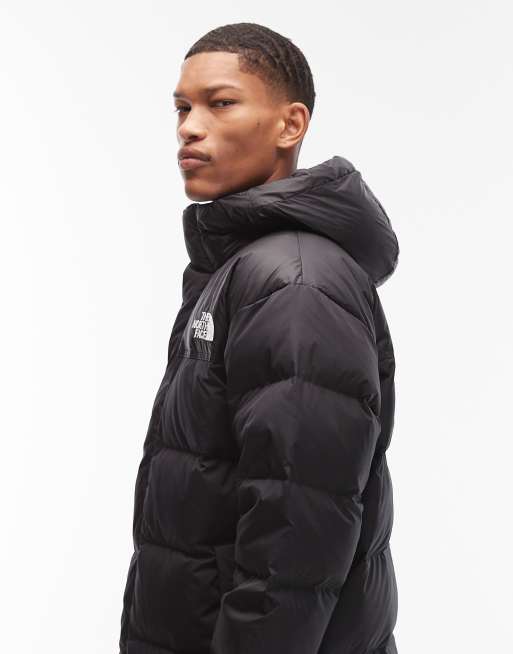 The North Face Nuptse down puffer parka jacket in black ASOS