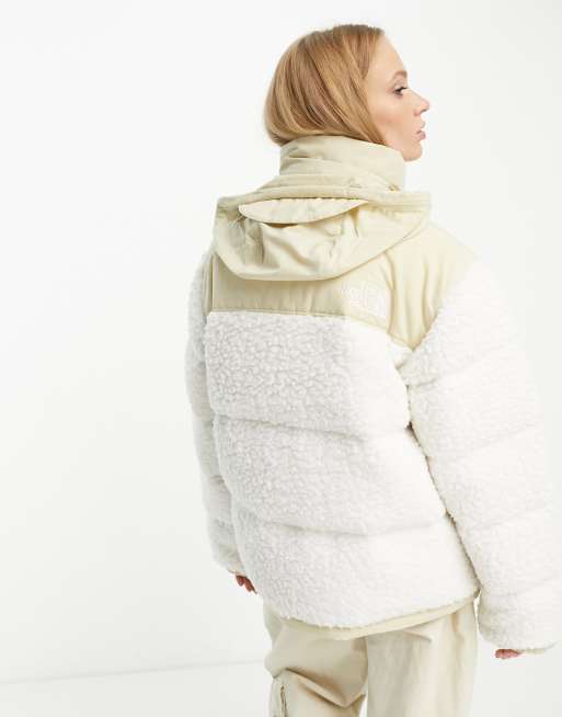 North face shop cream womens jacket