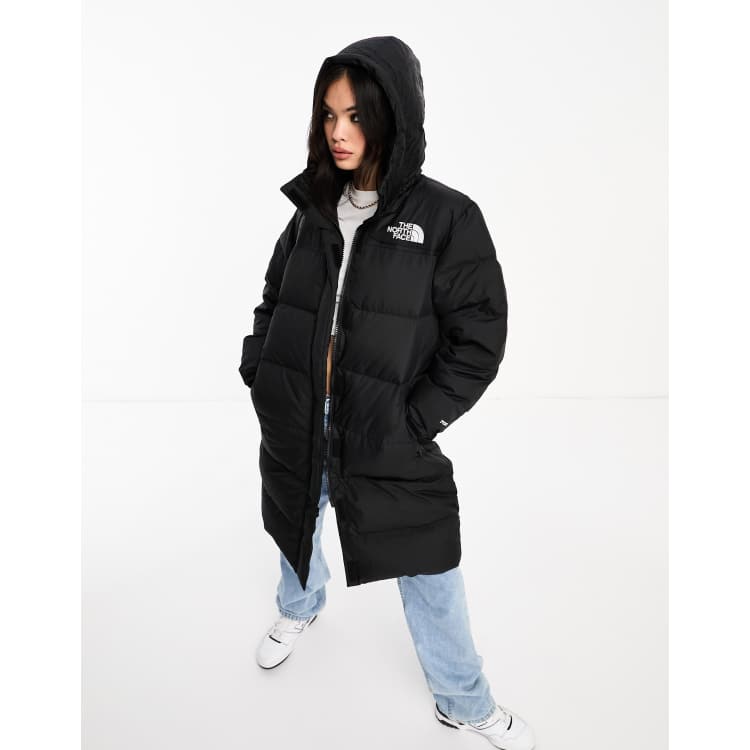 North face cheap longline padded jacket