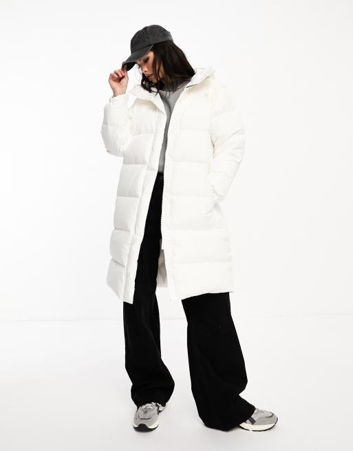 North face white winter on sale coat