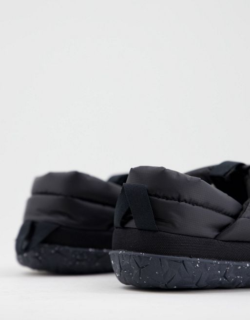 The North Face Nuptse mules in black