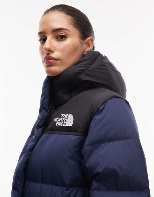 The North Face - Nuptse - Parka blu navy summit e nero tnf, 2 di 4