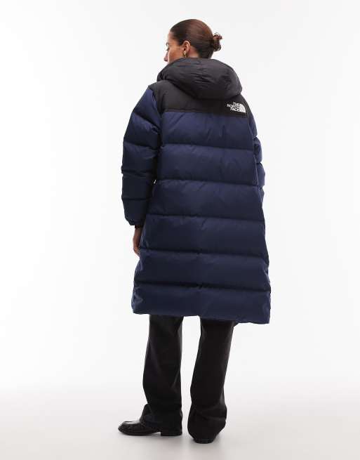 The North Face - Nuptse - Parka blu navy summit e nero tnf, 3 di 4
