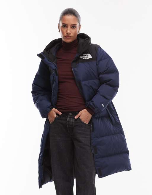 The North Face - Nuptse - Parka blu navy summit e nero tnf, 4 di 4
