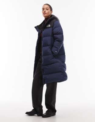 The North Face - Nuptse - Parka in Summit Navy/TNF-Schwarz-Marineblau
