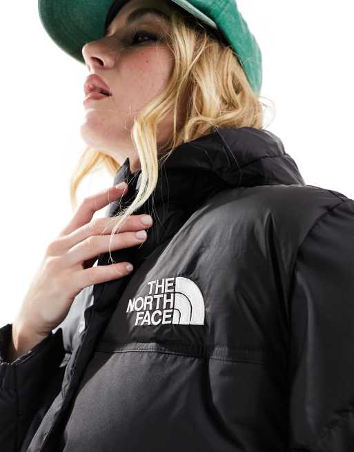 The North Face Nuptse parka jacket in black